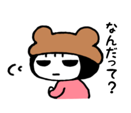 kumamimi-chan sticker #8547953