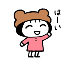 kumamimi-chan sticker #8547955