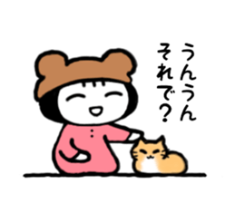 kumamimi-chan sticker #8547957