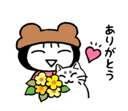 kumamimi-chan sticker #8547967