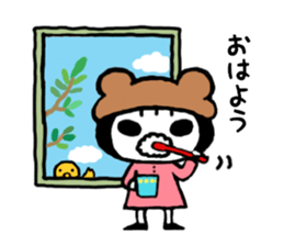 kumamimi-chan sticker #8547975