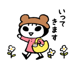 kumamimi-chan sticker #8547976
