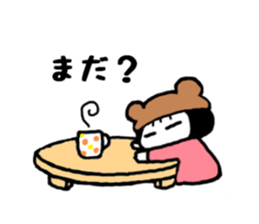 kumamimi-chan sticker #8547982