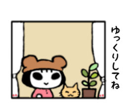 kumamimi-chan sticker #8547984