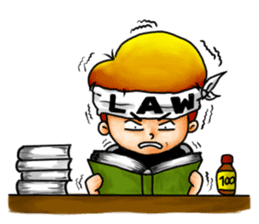 Law Student sticker #8548515