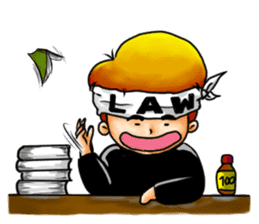 Law Student sticker #8548516