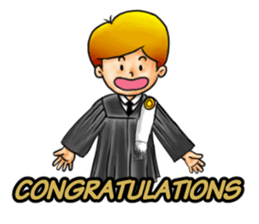 Law Student sticker #8548544