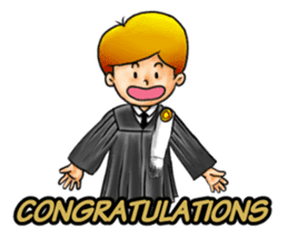 Law Student sticker #8548544