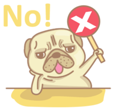 Pug Jiro sticker #8549589