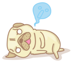Pug Jiro sticker #8549596