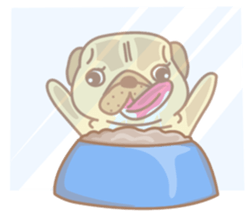 Pug Jiro sticker #8549604