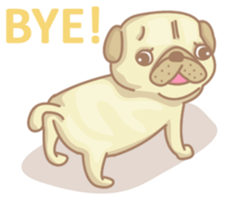 Pug Jiro sticker #8549607