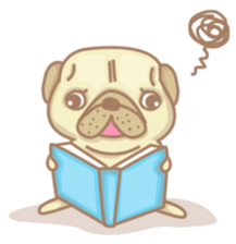 Pug Jiro sticker #8549615