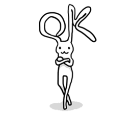 NOBINOBI_rabbit sticker #8549853