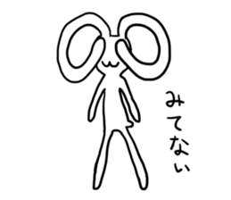 NOBINOBI_rabbit sticker #8549854