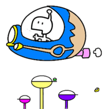 Aliens from the planet PM sticker #8550010