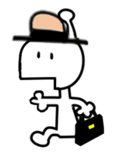 Aliens from the planet PM sticker #8550023