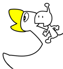 Aliens from the planet PM sticker #8550028