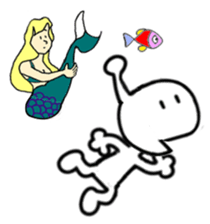 Aliens from the planet PM sticker #8550034