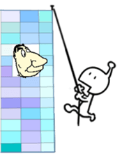 Aliens from the planet PM sticker #8550039