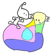 Aliens from the planet PM sticker #8550045