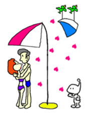 Aliens from the planet PM sticker #8550049