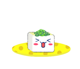 Hime-chan tofu sticker #8550173