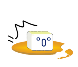 Hime-chan tofu sticker #8550196
