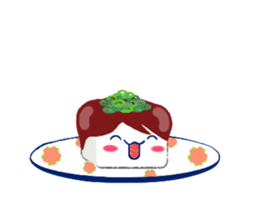 Hime-chan tofu sticker #8550205