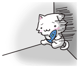 Shizuoka-ben cat sticker #8550556