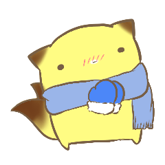 Daily life of the fox of winter