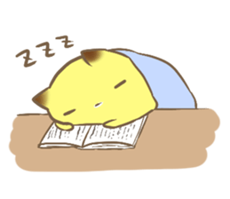 Daily life of the fox of winter sticker #8550657