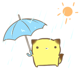 Daily life of the fox of winter sticker #8550662