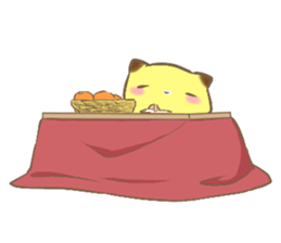 Daily life of the fox of winter sticker #8550666