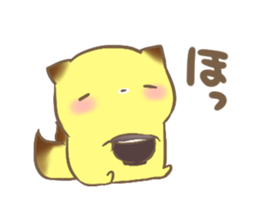 Daily life of the fox of winter sticker #8550674