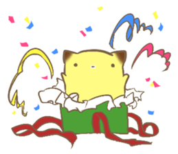 Daily life of the fox of winter sticker #8550684