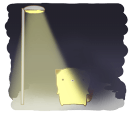 Daily life of the fox of winter sticker #8550686