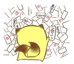 Daily life of the fox of winter sticker #8550689