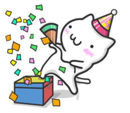 Cat moves, and I think it's seen. sticker #8550788