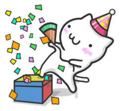 Cat moves, and I think it's seen. sticker #8550788