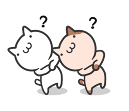 Cat moves, and I think it's seen. sticker #8550791