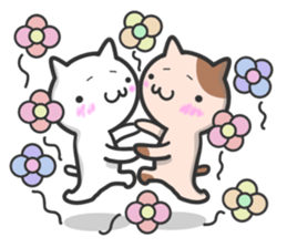 Cat moves, and I think it's seen. sticker #8550793