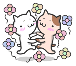 Cat moves, and I think it's seen. sticker #8550793