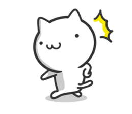 Cat moves, and I think it's seen. sticker #8550795