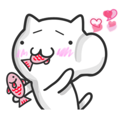 Cat moves, and I think it's seen. sticker #8550797