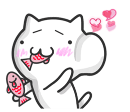 Cat moves, and I think it's seen. sticker #8550797