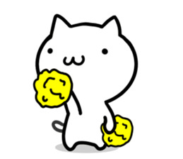 Cat moves, and I think it's seen. sticker #8550798