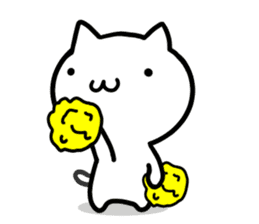 Cat moves, and I think it's seen. sticker #8550798