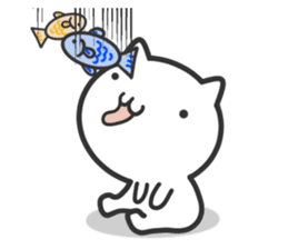 Cat moves, and I think it's seen. sticker #8550803