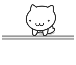 Cat moves, and I think it's seen. sticker #8550806